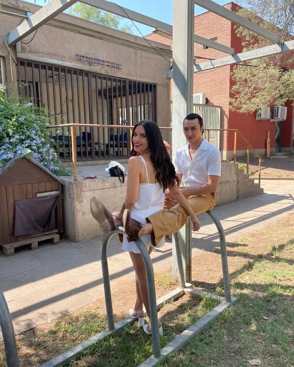 Camila Vallejo y Abel Zicavo (Foto: Instagram @abelzicavo)