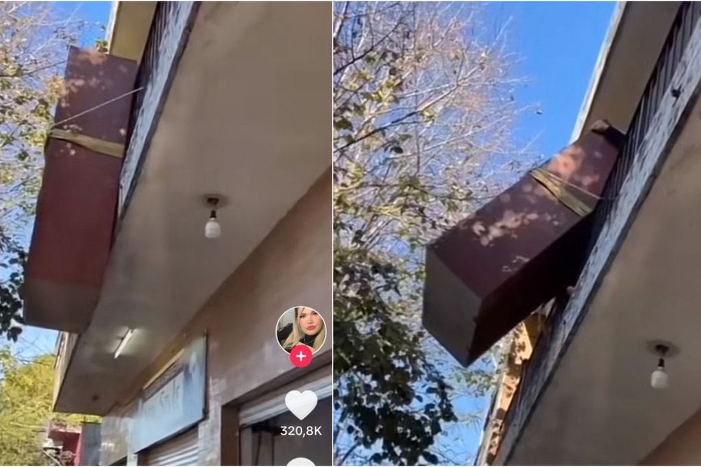 Familia argentina sacó el closet por el balcón y no tuvo un final feliz