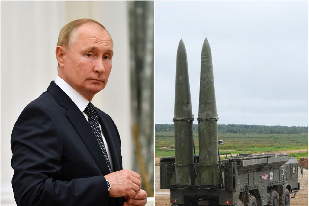 ¿Por qué Rusia ordenó ejercicios militares con armas nucleares tácticas? Esto se sabe de la reciente medida de Vladimir Putin. Fotos: referenciales / Vladimir Putin / armas nucleares tácticas.