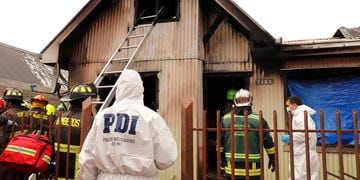 Incendio deja cuatro muertos en Punta Arenas