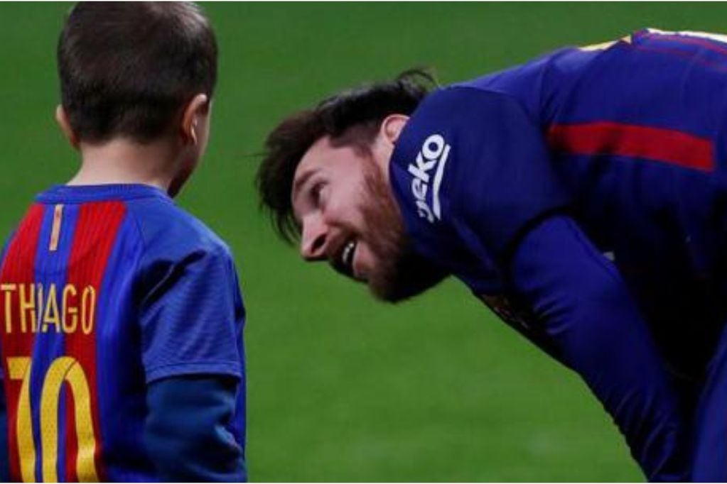 Lionel Messi y Thiago