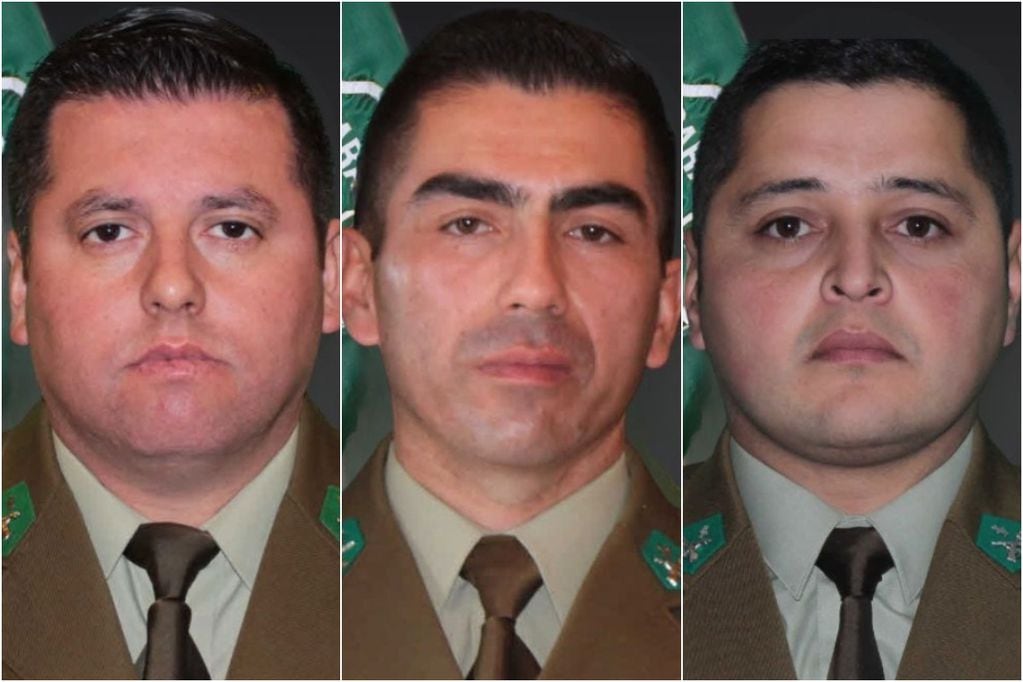 Un sargento y dos cabos: quiénes eran los tres carabineros que fueron asesinados en Cañete