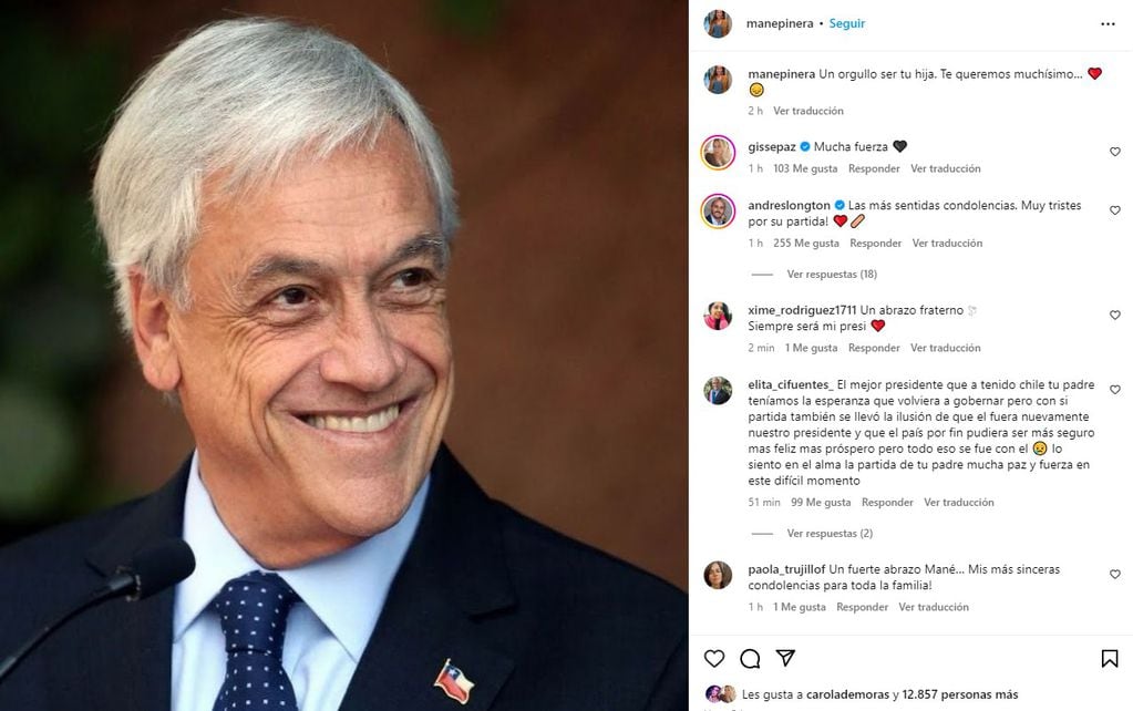 Magdalena Piñera compartió su dolor con sus seguidores en Instagram.