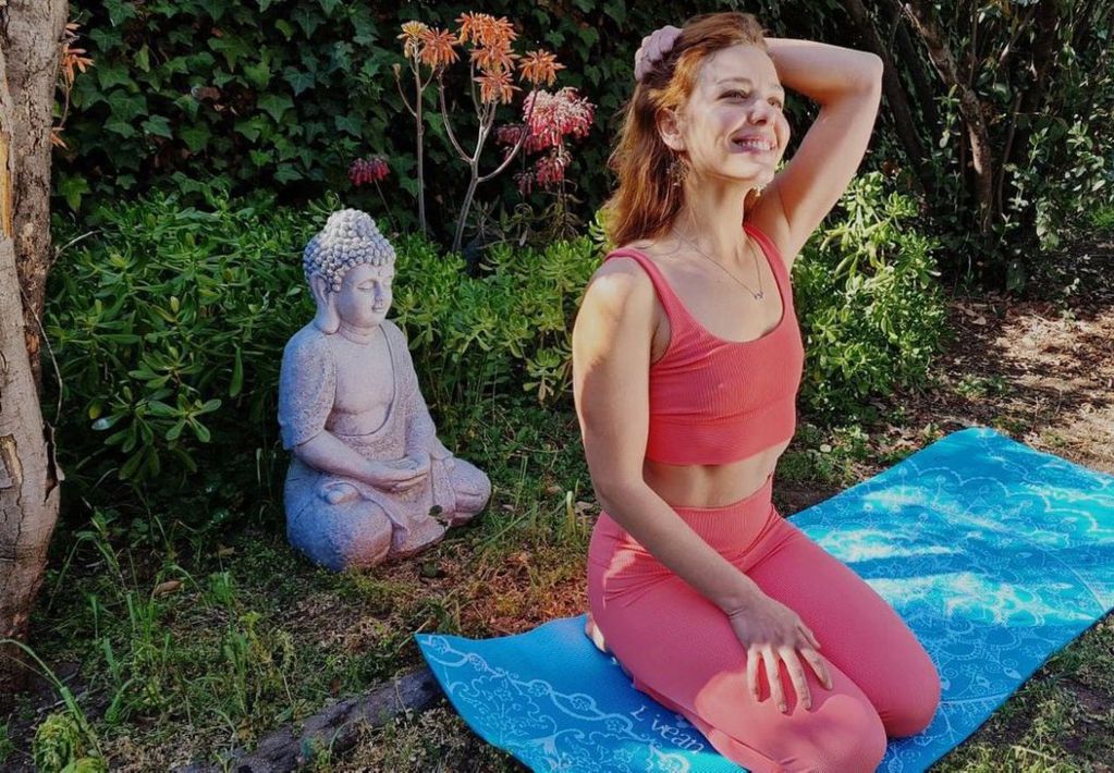 Antonella Orsini y el yoga.