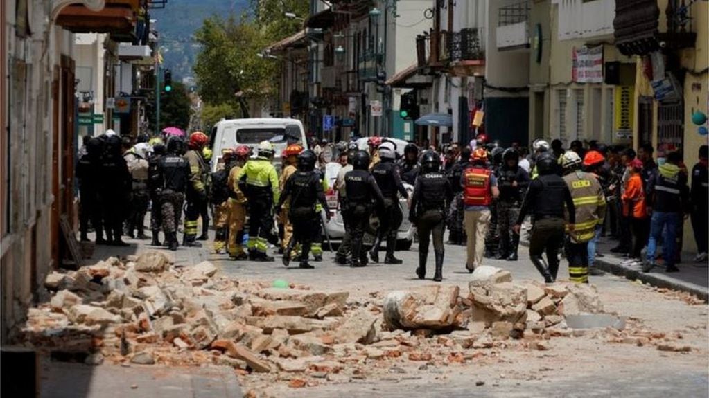 Terremoto en Ecuador/ Foto: BBC