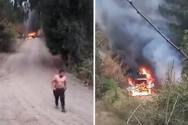 Ataque incendiario en La Araucanía