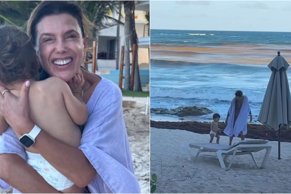 “Abuelita más linda”: Carolina Arregui la rompe con tierno video junto a su nieto Galo