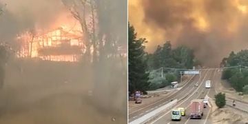 VIDEO: "Se están quemando todas las casas" en San Ramón Alto de Quillón