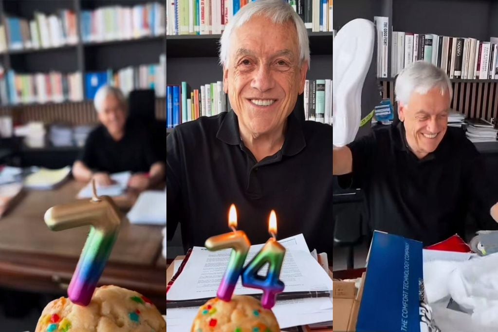 Así vivió Sebastián Piñera su último cumpleaños: trabajadoras lo sorprendieron en su oficina