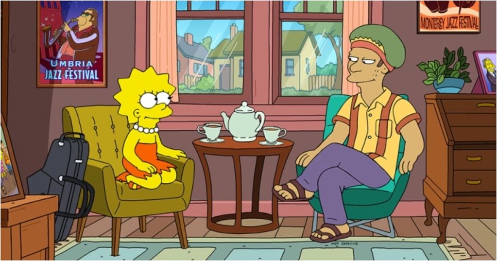 Lisa y Monk - Los Simpson