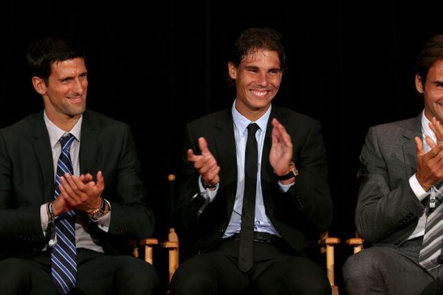 Djokovic, Federer y Nadal