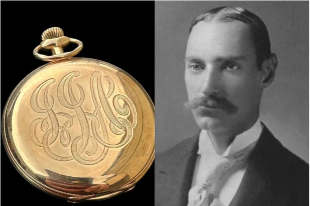 Así es el reloj de oro del pasajero más rico del Titanic que fue subastado: alcanzó precio récord.