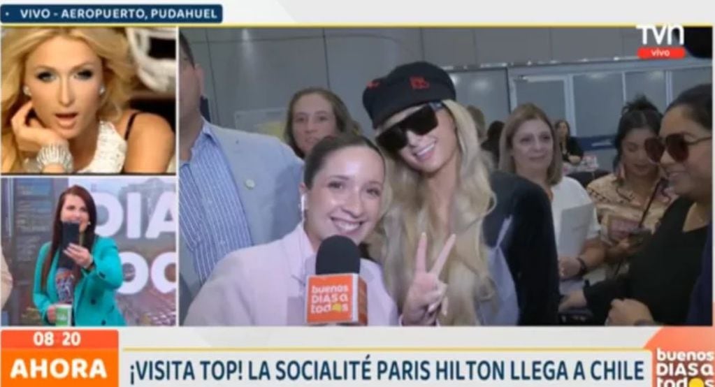 Ignacia Mir y Paris Hilton.