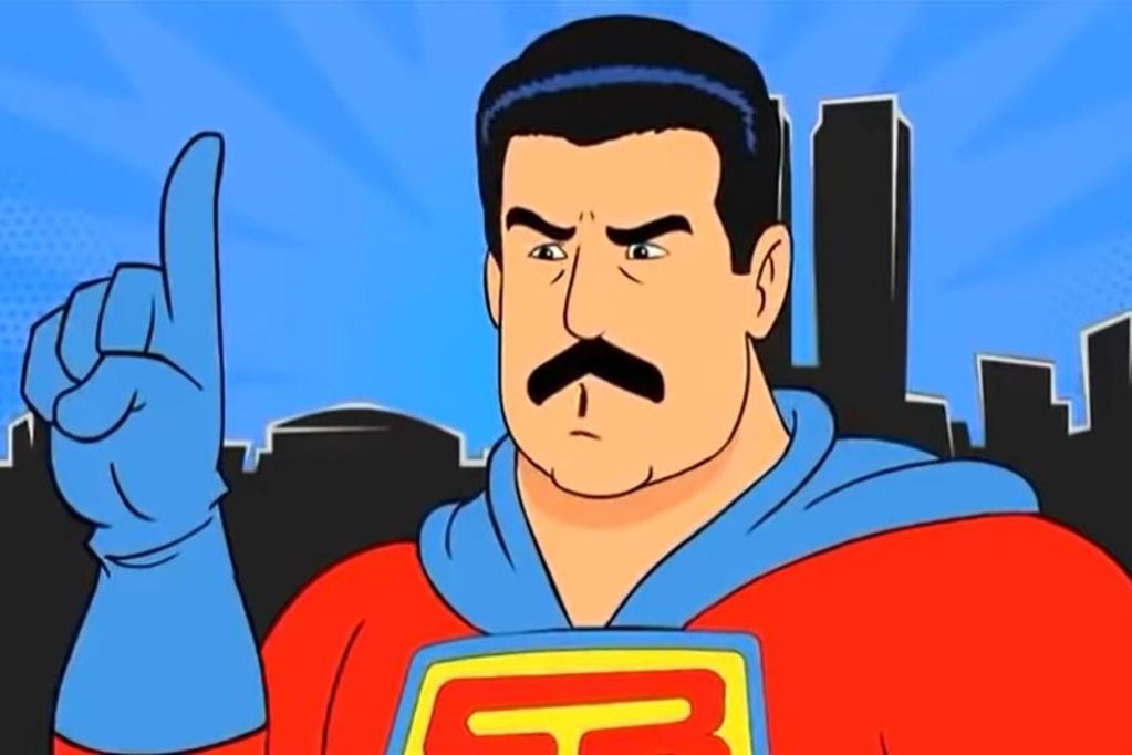 “El cinismo…”: redes critican a Nicolás Maduro por presentarse como “Superbigote” en su campaña electoral