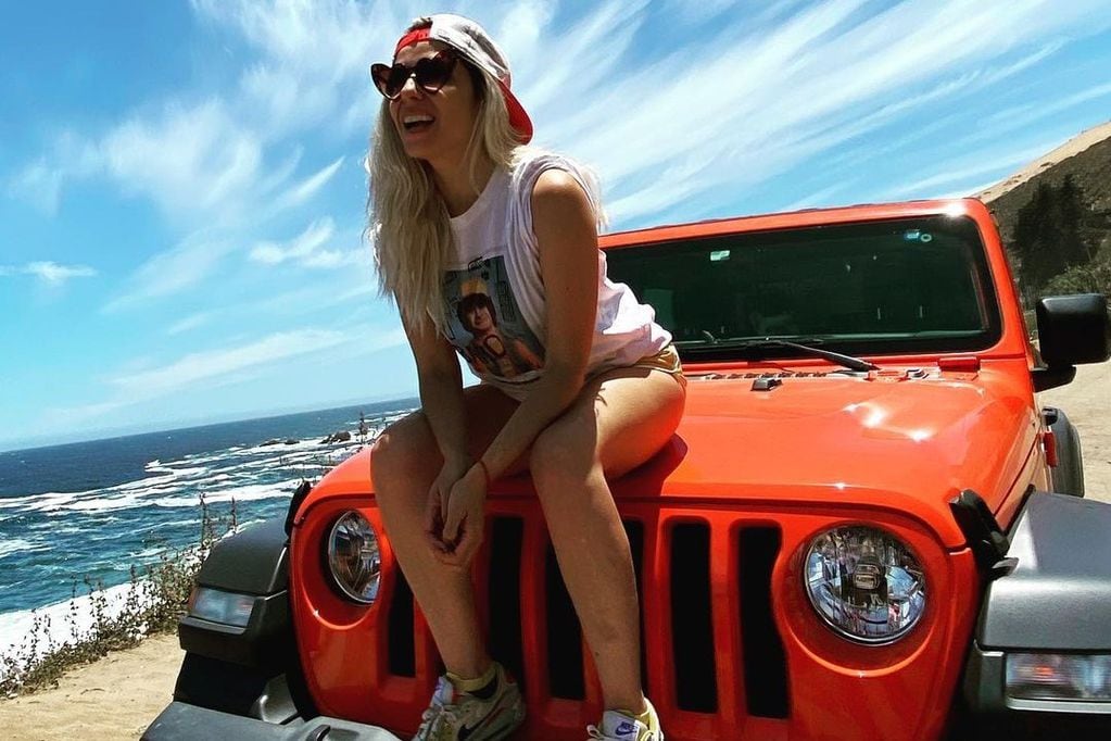 Foto de diciembre de 2022 del jeep que le robaron a la actriz (Créditos: @dayanaamigo - Instagram)