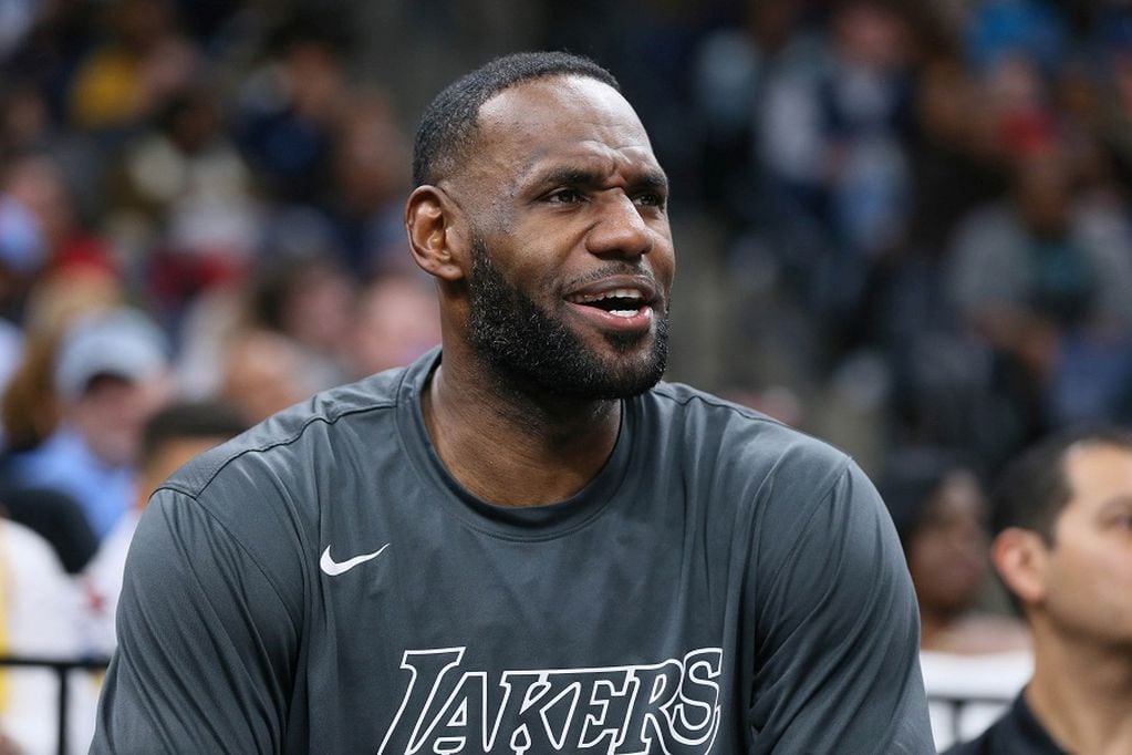 FILE PHOTO: Nov 23, 2019; Memphis, TN, USA; Los Angeles Lakers forward LeBron James on the bench during the game against the Memphis Grizzlies at FedExForum. Mandatory Credit: Nelson Chenault-USA TODAY Sports/File Photo