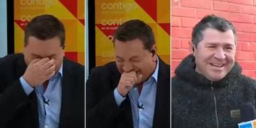 Hasta el afectado se rió con la inesperada pregunta del conductor del matinal de Chilevisión.