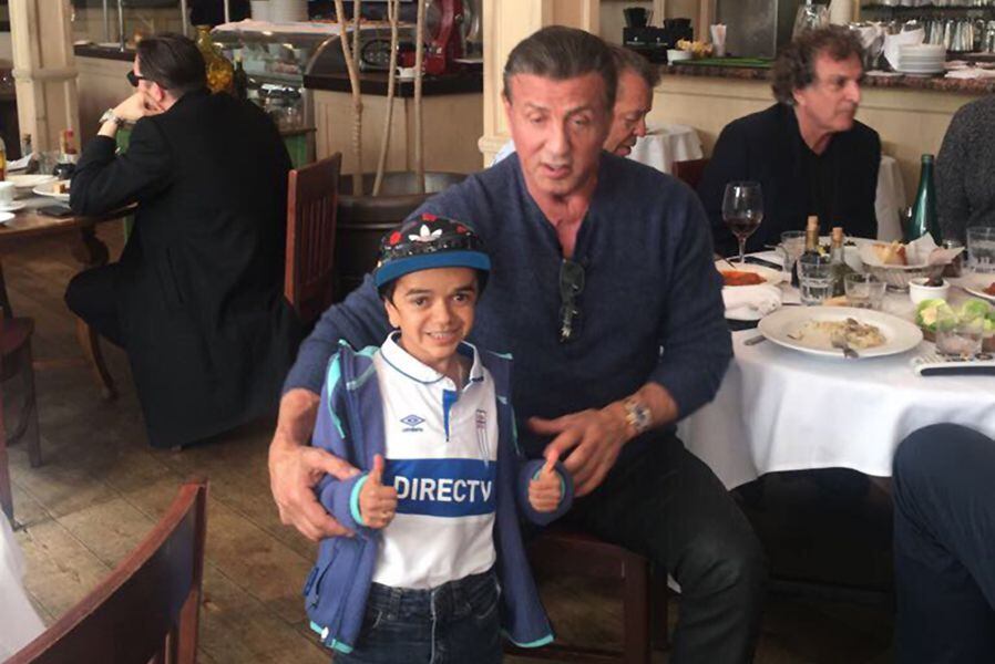 "Miguelito" reveló la historia detrás del "cornete" a Stallone