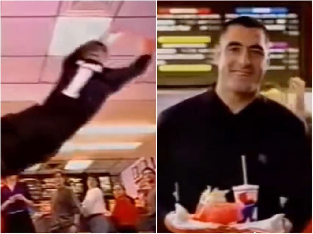 El recordado comercial en el que Nelson Tapia atajaba hamburguesas: ¿Cuánto costaban en ese tiempo? Fotos: capturas / Nelson Tapia.