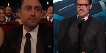 Kieran Culkin y Pedro Pascal en los premios Emmy