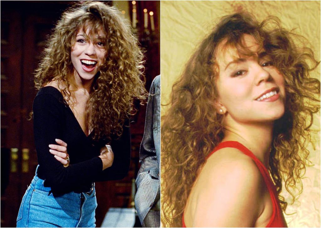 Mariah Carey en su juventud