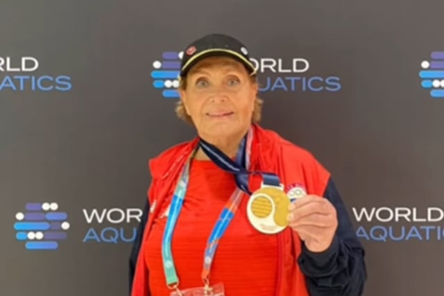 Eliana Busch es de Oro: la chilena de 89 años logró medalla en Mundial Master de Natación