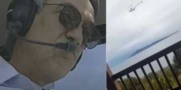 Piñera - Helicóptero