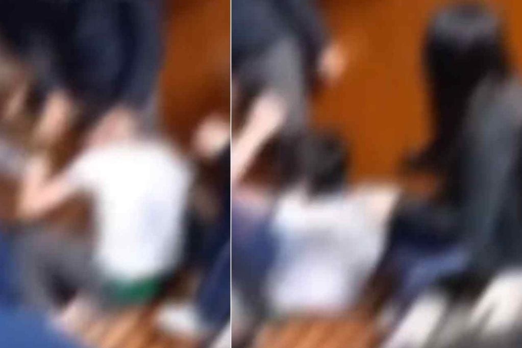 Testigos grabaron nuevo caso de bullying. Video: Sabes.cl.