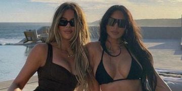 Kim y Khloé Kardashian vía Instagram