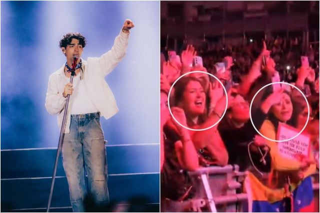 Pelea entre chilena y venezolana por un pandero en pleno concierto de Jonas Brothers