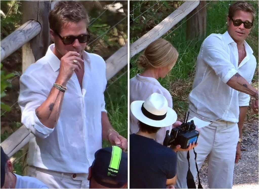 El impactante paparazzeo a Brad Pitt donde parece veinte años menor