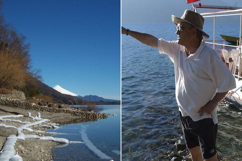 Sebastián Piñera ocupaba una playa desde 1990 en Lago Caburgua. Tenía hasta cancha de tenis en la orilla.