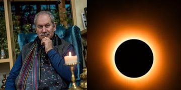 Pedro Engel y el eclipse solar