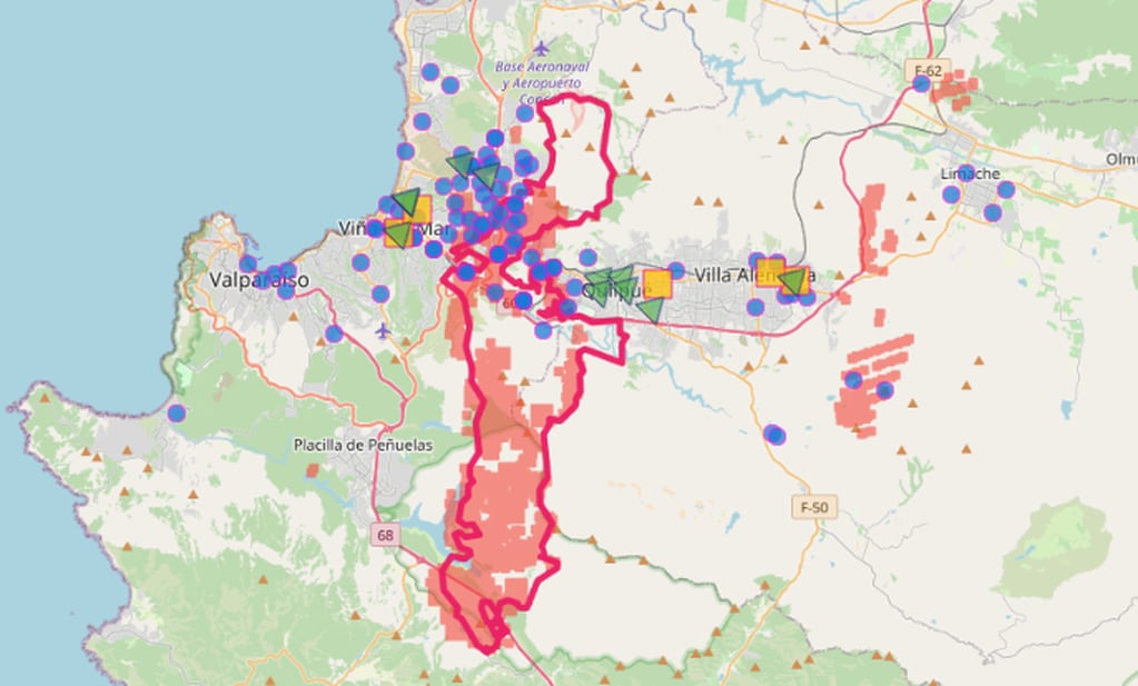 Revisa los incendios forestales en Chile en tiempo real. Foto: Mira Tu Territorio.