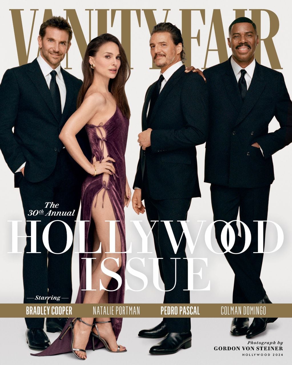 Junto a estrellas como Natalie Portman: Pedro Pascal se luce en la portada de Vanity Fair.