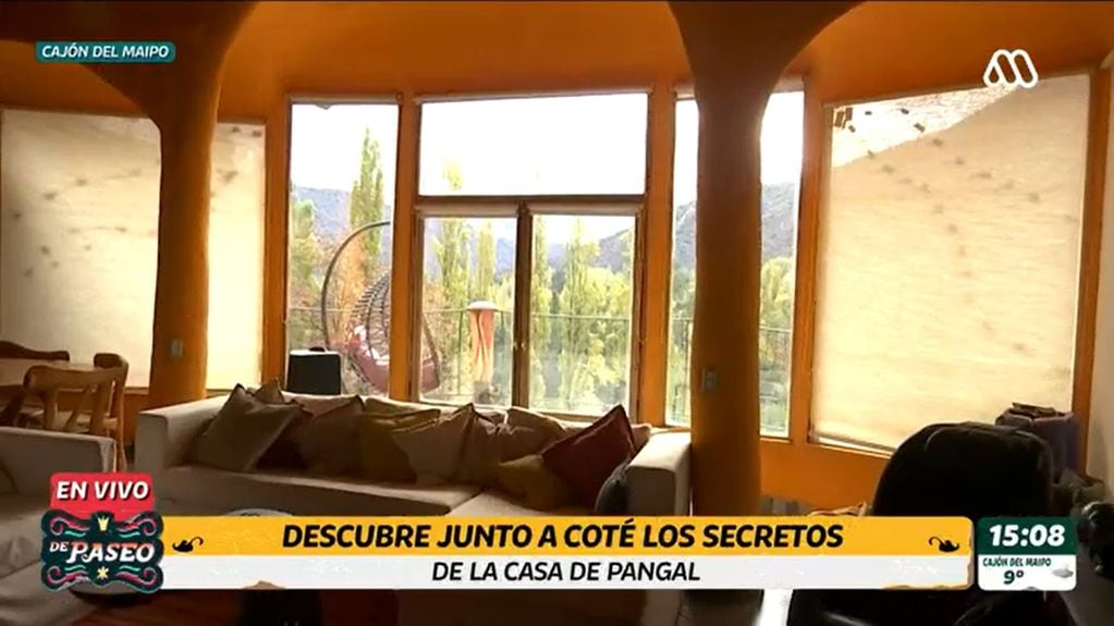 Pangal Andrade mostró su casa sustentable en De Paseo (Mega)