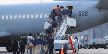 Vuelo de la Fach con 29 migrantes expulsados