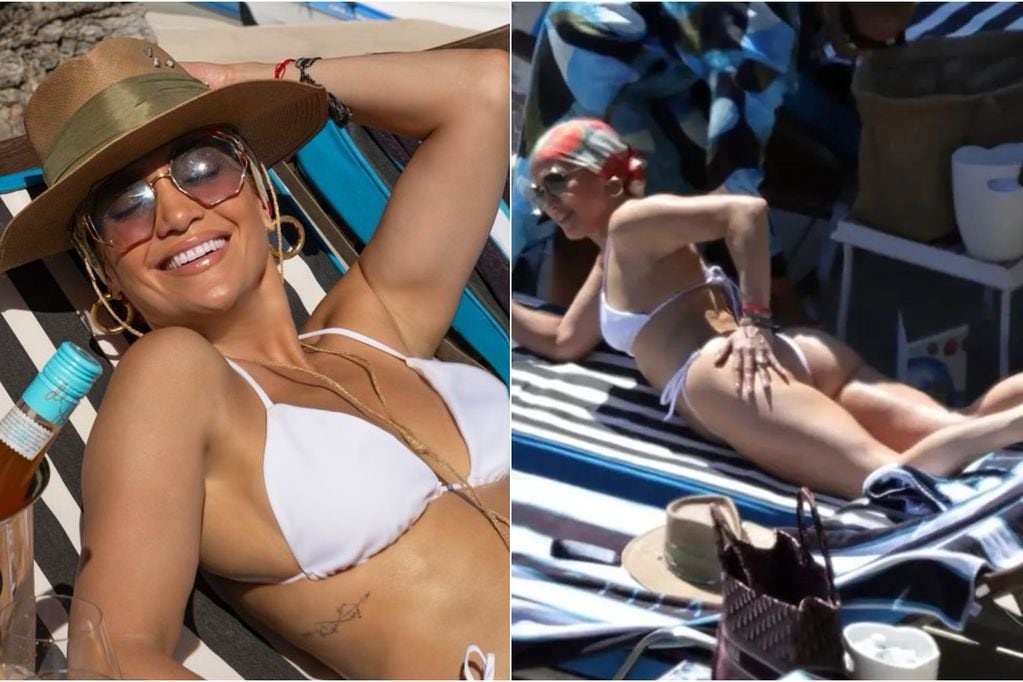 Paparazzeo viral a Jennifer López: casi queda a potope luego de que su bikini le jugara una mala pasada