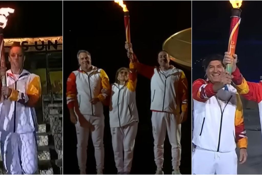 Nicolás Massú, Fernando González y Lucy López encendieron el pebetero con la llama Panamericana