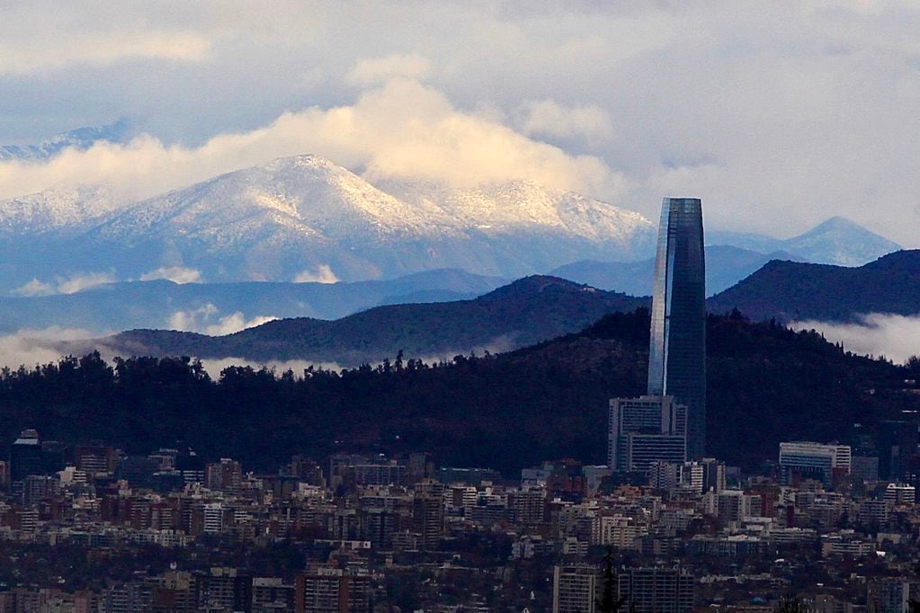 Se espera nieve en sectores de la Región Metropolitana. Foto referencial Juan Eduardo Lopez/Aton Chile