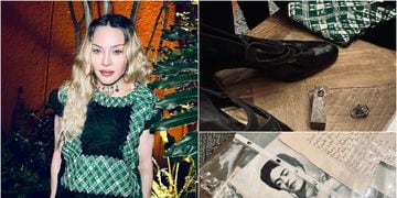 Madonna es duramente criticada por fotos con pertenencias de Frida Kahlo