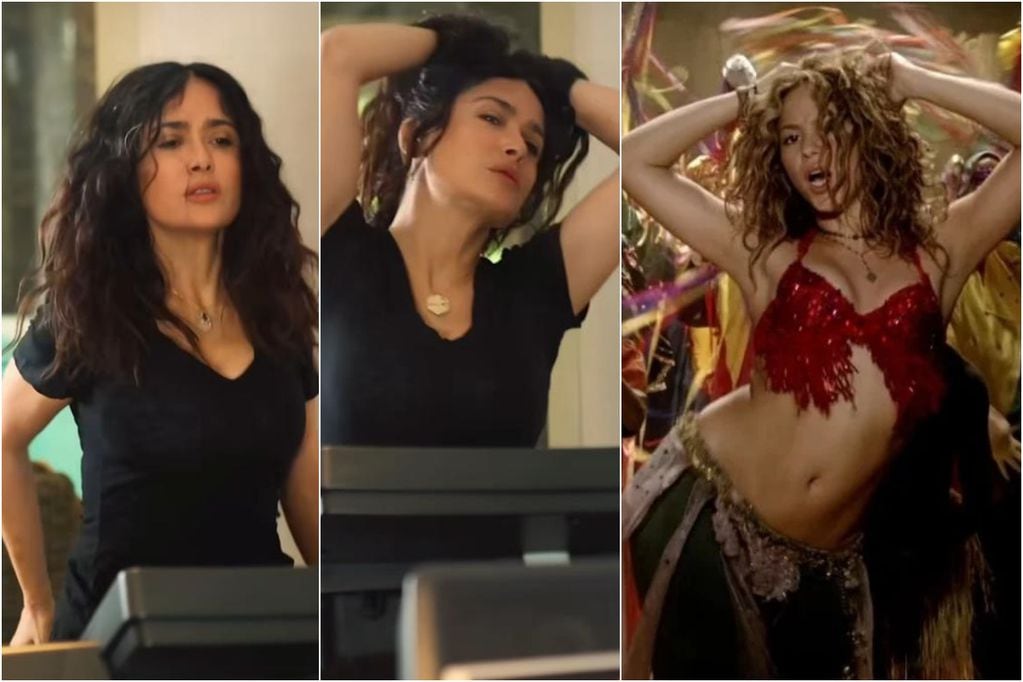 El sexy homenaje de Salma Hayek a Shakira