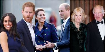 La familia real británica publica sus tarjetas de navidad: acusan a Guillermo y Kate de copiarle a Harry y Meghan