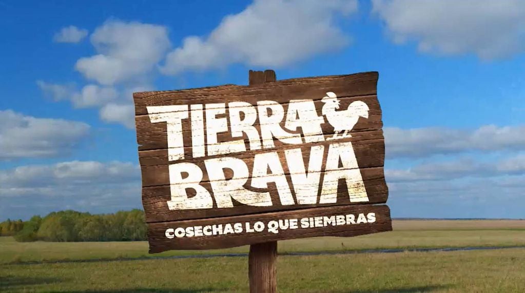El logo de Tierra Brava, el nuevo reality de Canal 13.