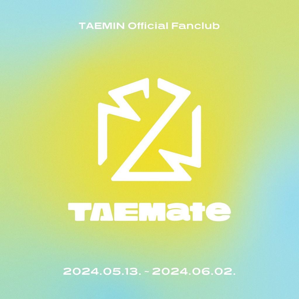Logotipo oficial de “TAEMate” - Foto: Taemin (taemin-official.com)