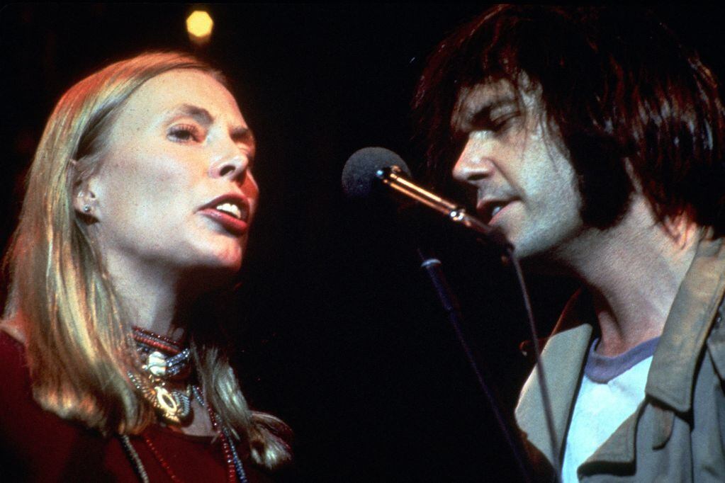 Joni Mitchell y Neil Young