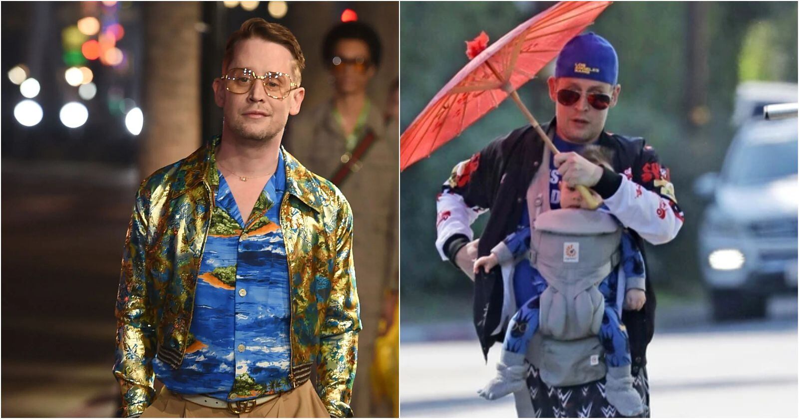 Macaulay Culkin y Dakota.