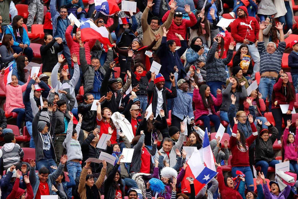 Chile fue sancionado por un cántico de la hinchada durante las Clasificatorias.