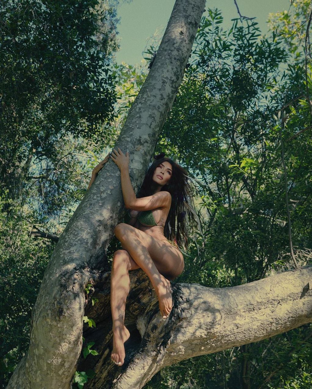 Megan Fox protagonizó ardientes fotos a lo Eva