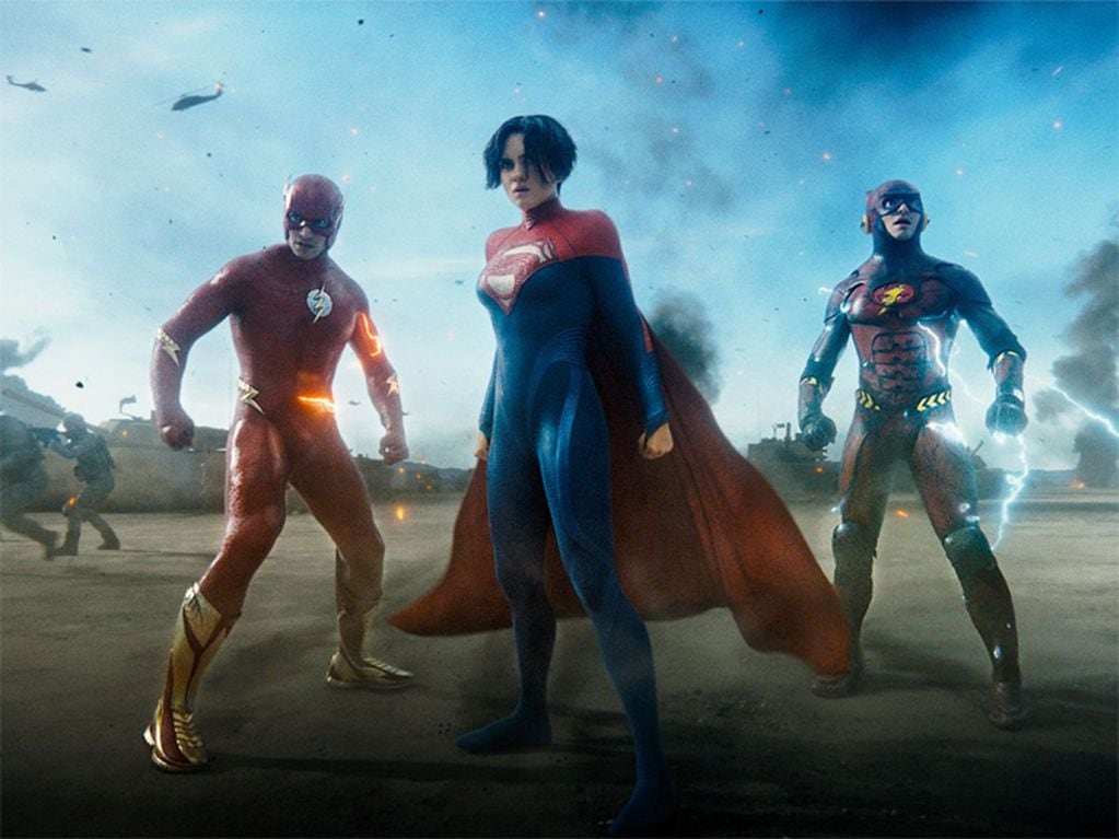 The Flash, una película que incluye Dos Batman (Michael Keaton y Ben Affleck), Dos Flash (Interpretados por Ezra Miller) e inclusive a Supergirl.